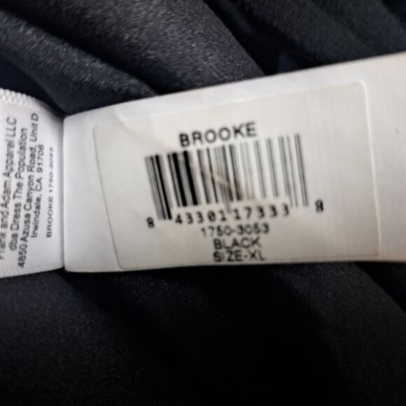 Dress The Population Brooke Twist Front Evening Dress Gown - Picture 8 of 10